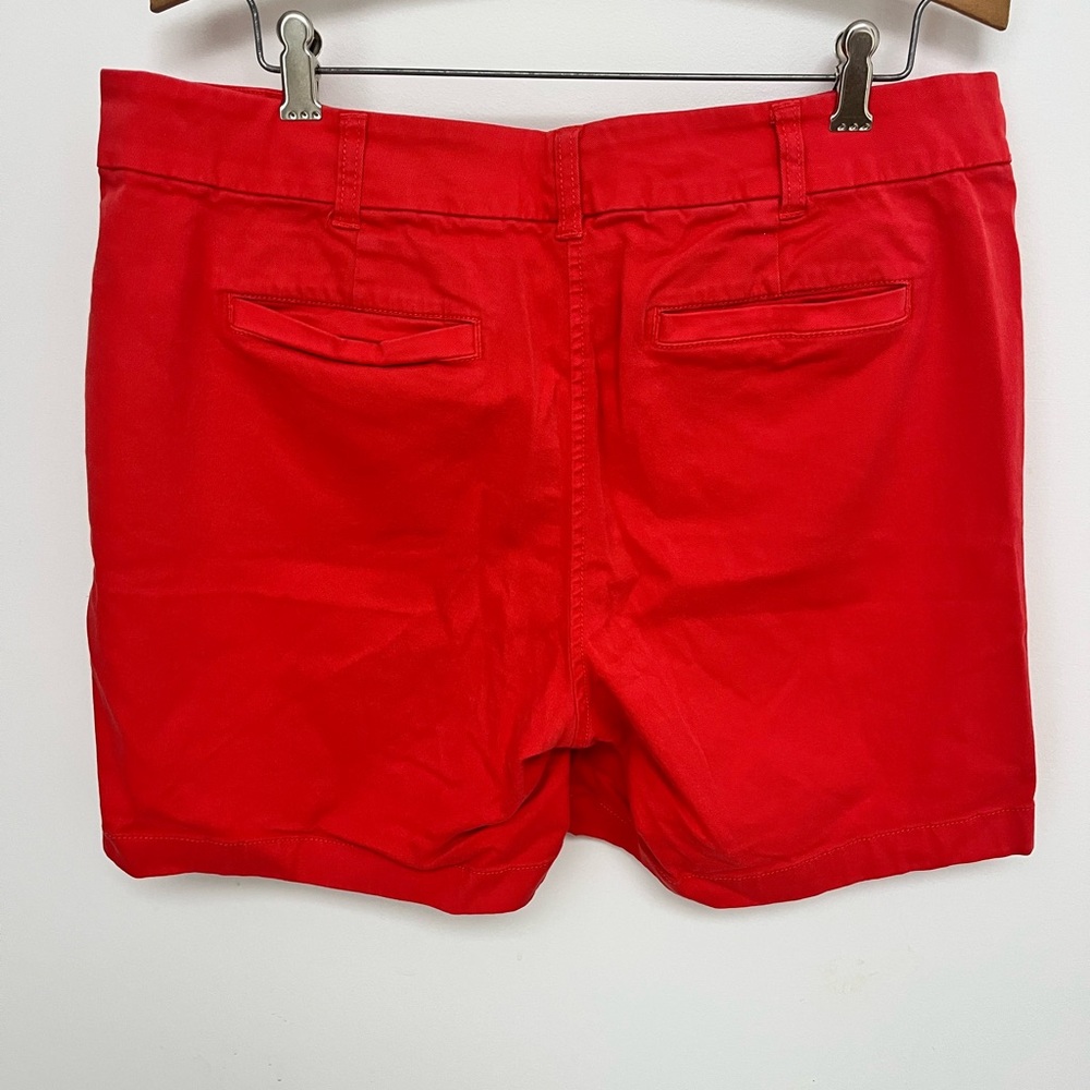 J. Crew poppy red chino shorts size 12 - Picture 5 of 7